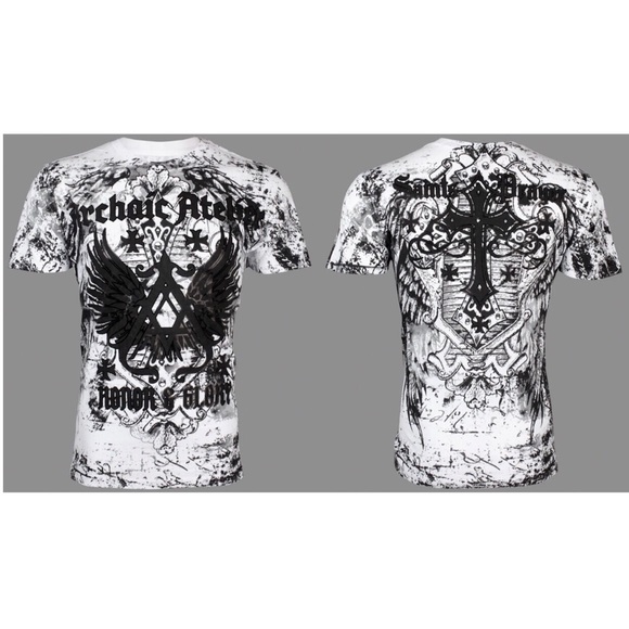 Archaic By Affliction Men's T-Shirt ACHILLES - Picture 3 of 8
